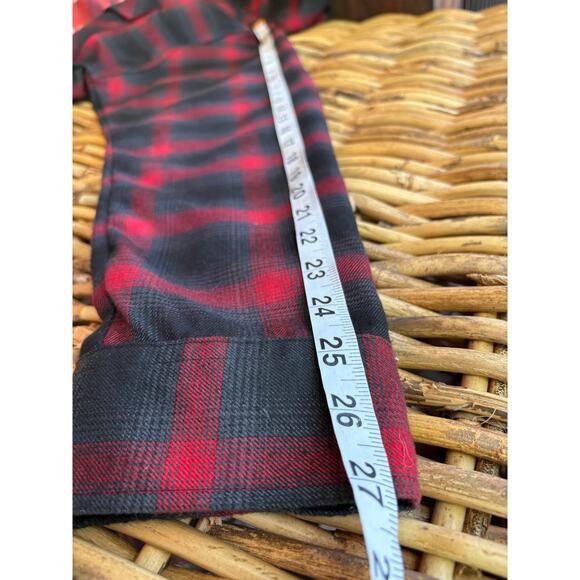 Dixxon X Snap-On Limited Edition Men's  Red black Buffalo Plaid Flannel Large - Picture 12 of 12